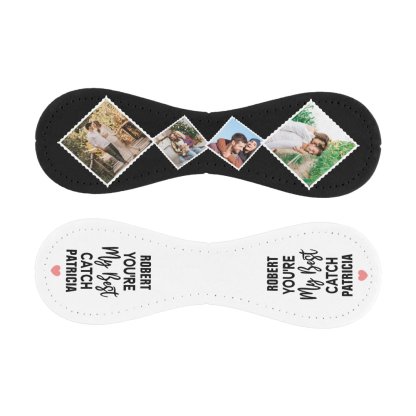 You're My Best Catch Custom Couples Names & Photo Baseball