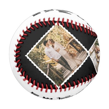 You're My Best Catch Custom Couples Names & Photo Baseball
