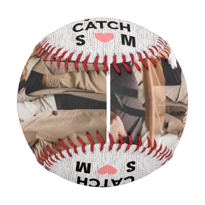 You're My Best Catch Couples 2 Photo Baseball