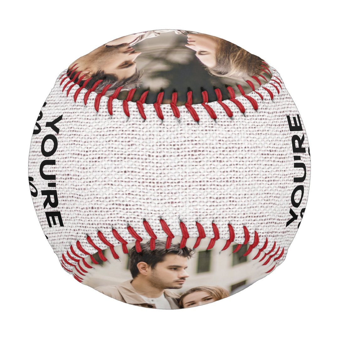 You're My Best Catch Couples 2 Photo Baseball