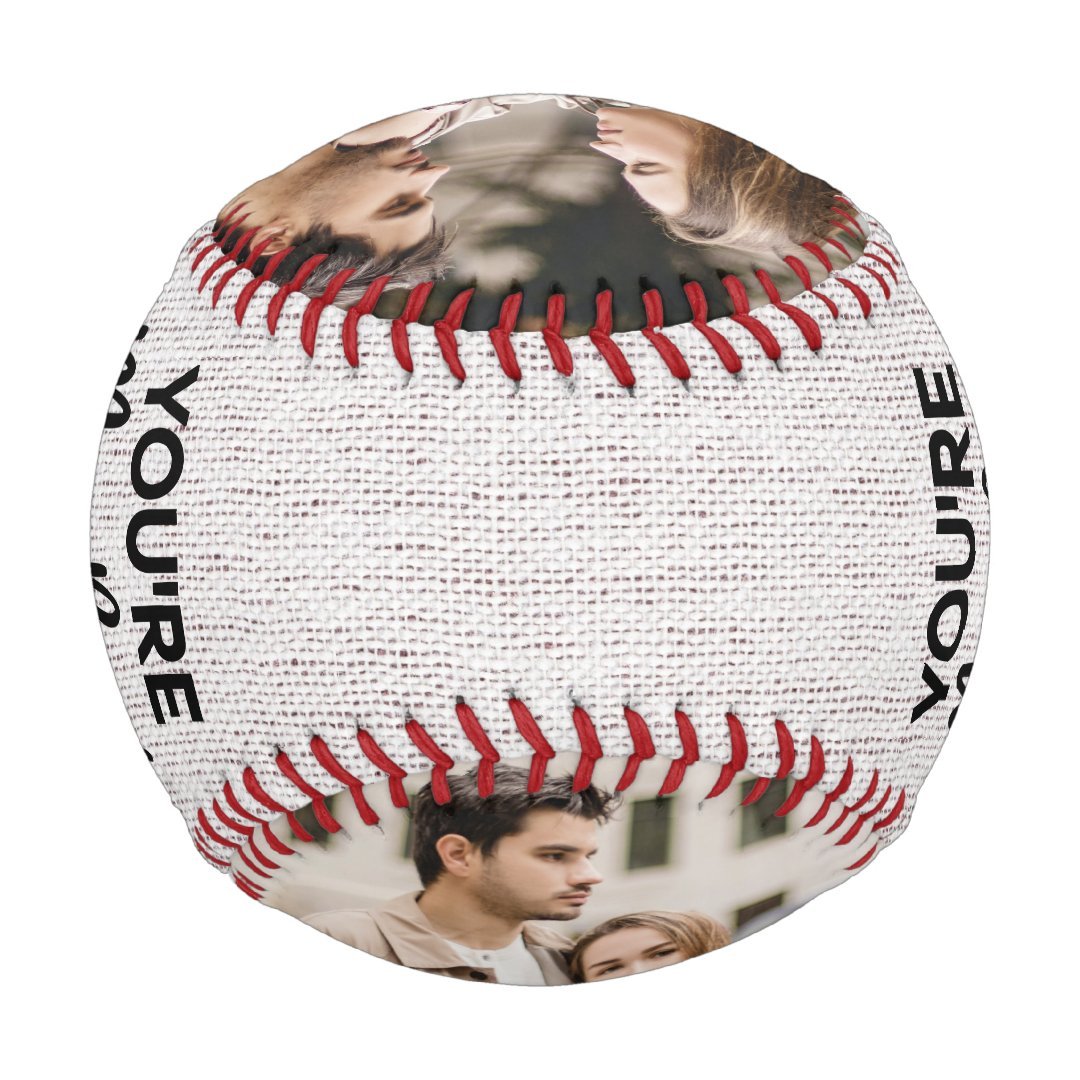 You're My Best Catch Couples 2 Photo Baseball