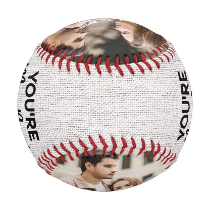 You're My Best Catch Couples 2 Photo Baseball