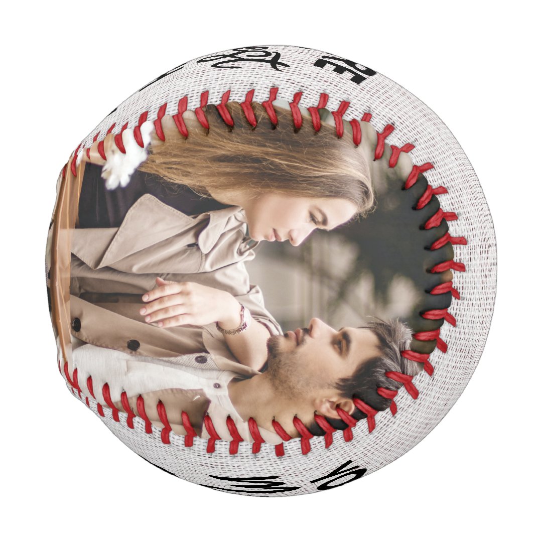 You're My Best Catch Couples 2 Photo Baseball