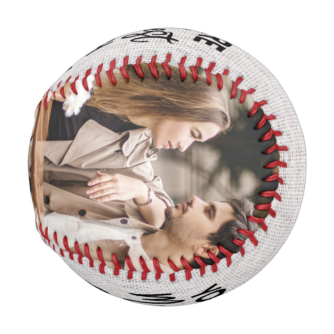 You're My Best Catch Couples 2 Photo Baseball