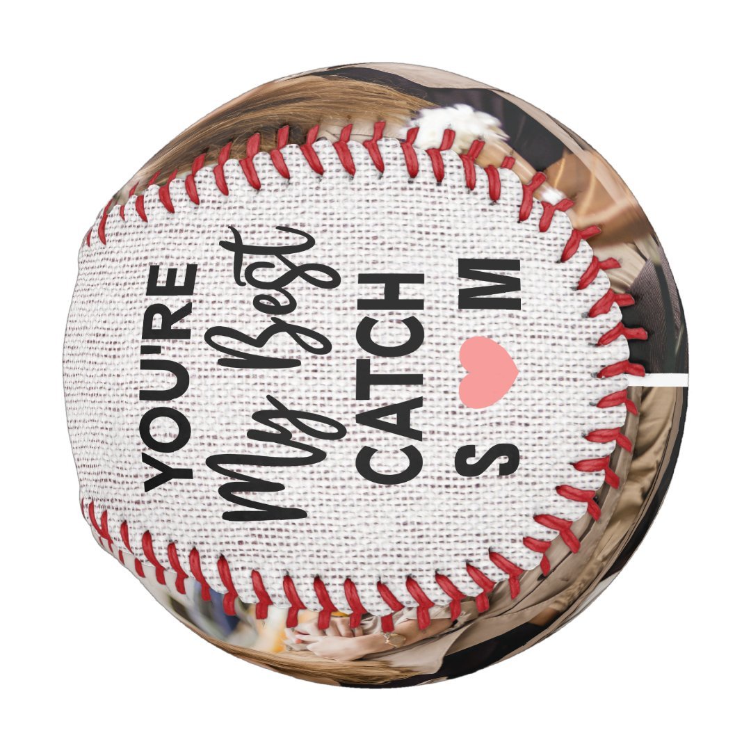 You're My Best Catch Couples 2 Photo Baseball