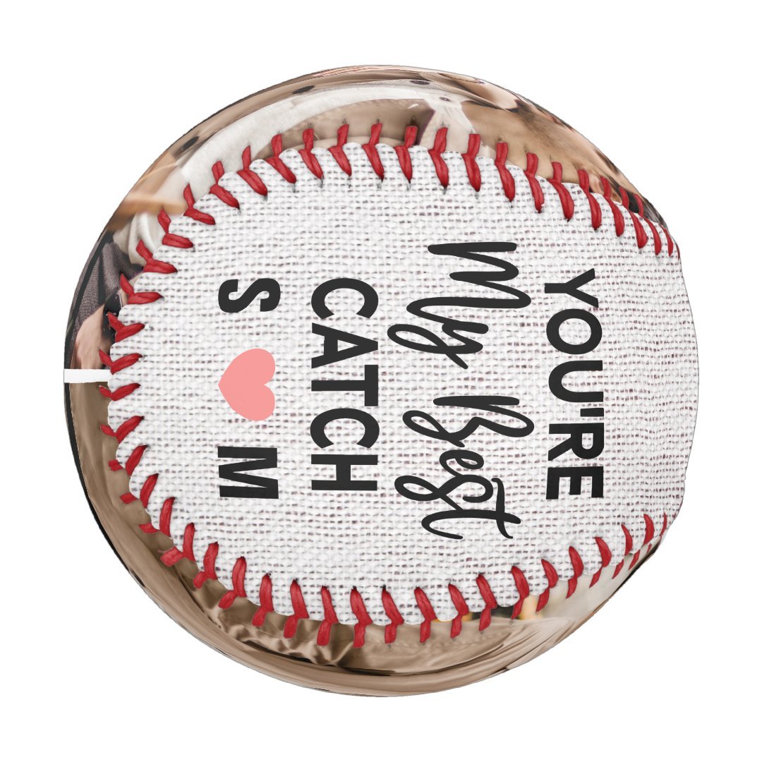 You're My Best Catch Couples 2 Photo Baseball