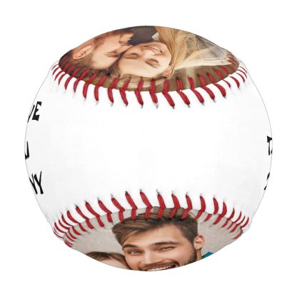 HUSBAND PERSONALIZED PHOTOS BASEBALL