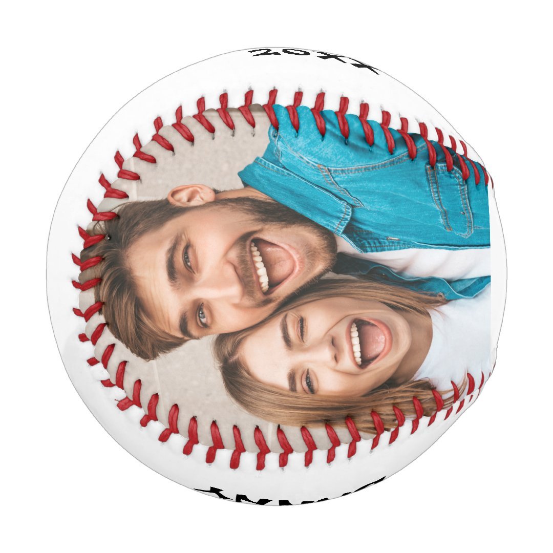 HUSBAND PERSONALIZED PHOTOS BASEBALL