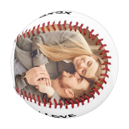 HUSBAND PERSONALIZED PHOTOS BASEBALL