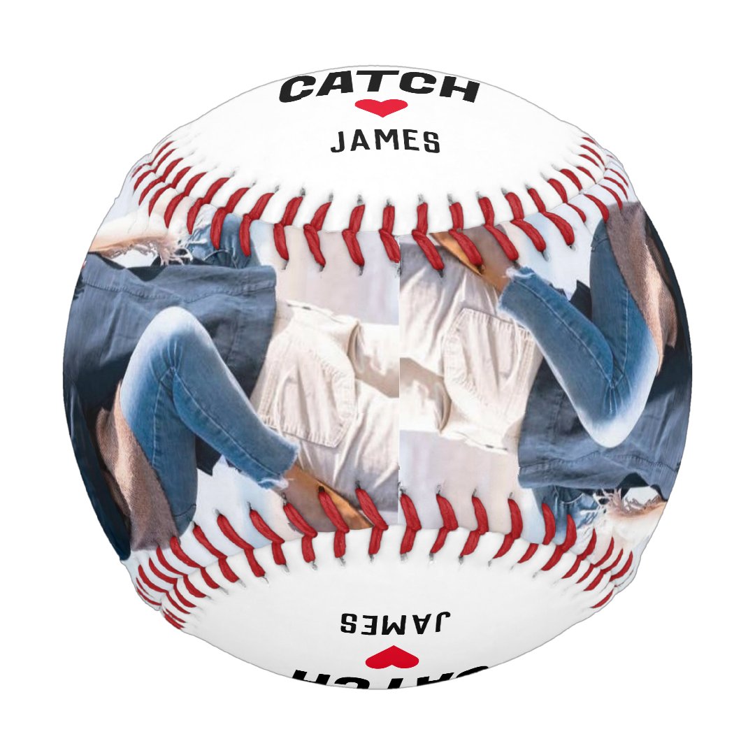 You're My Best Catch Couples 2 Photo & Script Names Baseball