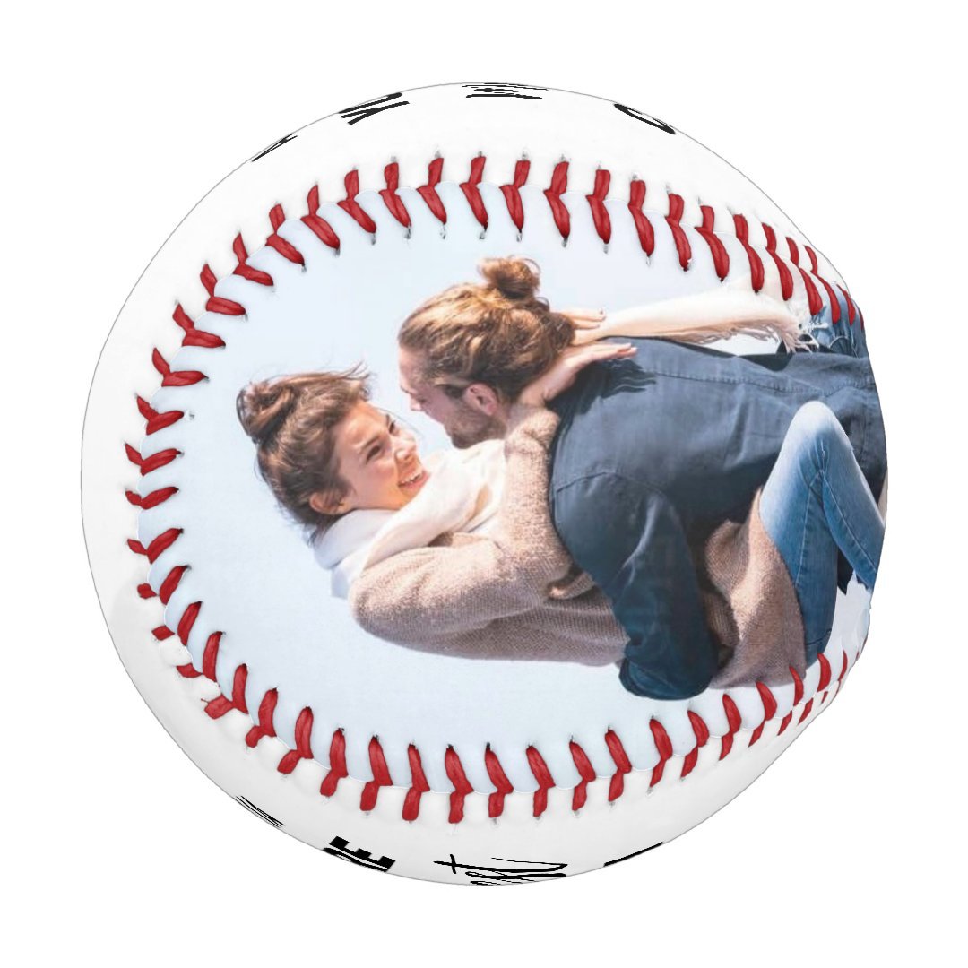 You're My Best Catch Couples 2 Photo & Script Names Baseball