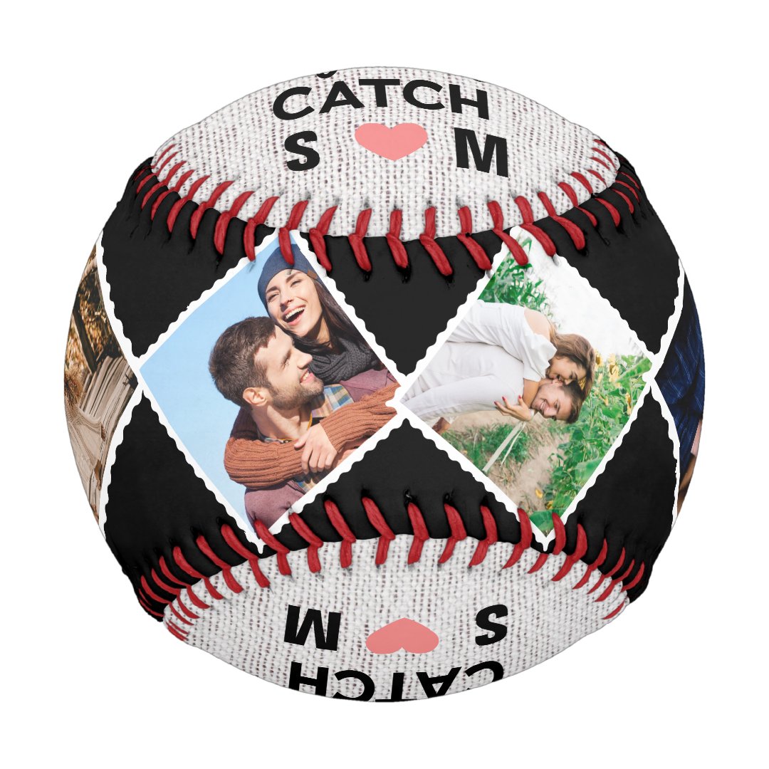 You're My Best Catch Couples 4 Photos Baseball