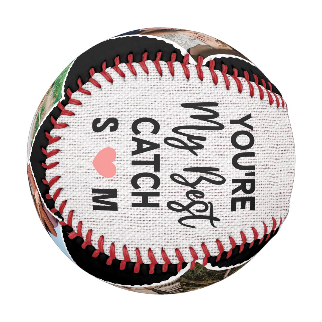You're My Best Catch Couples 4 Photos Baseball