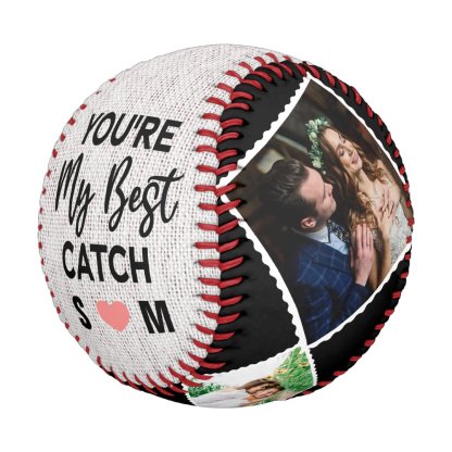 You're My Best Catch Couples 4 Photos Baseball