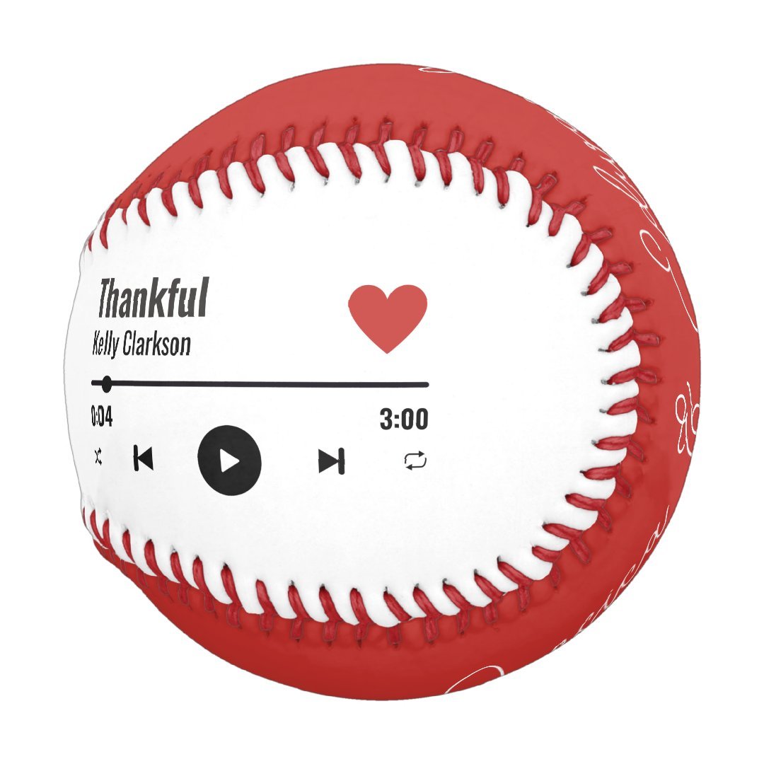 Custom Our Love Song Music Anniversary Baseball