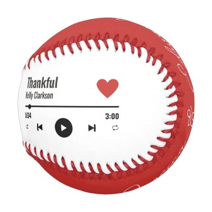 Custom Our Love Song Music Anniversary Baseball