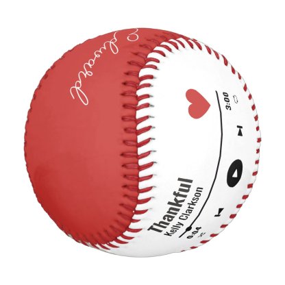 Custom Our Love Song Music Anniversary Baseball