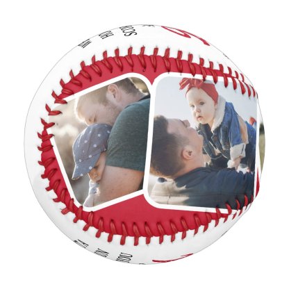 Homerun Dad Fathers Day Photo Collage Baseball