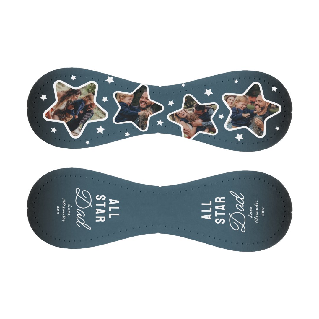 Star Dad Fathers Day Keepsake Photo Baseball