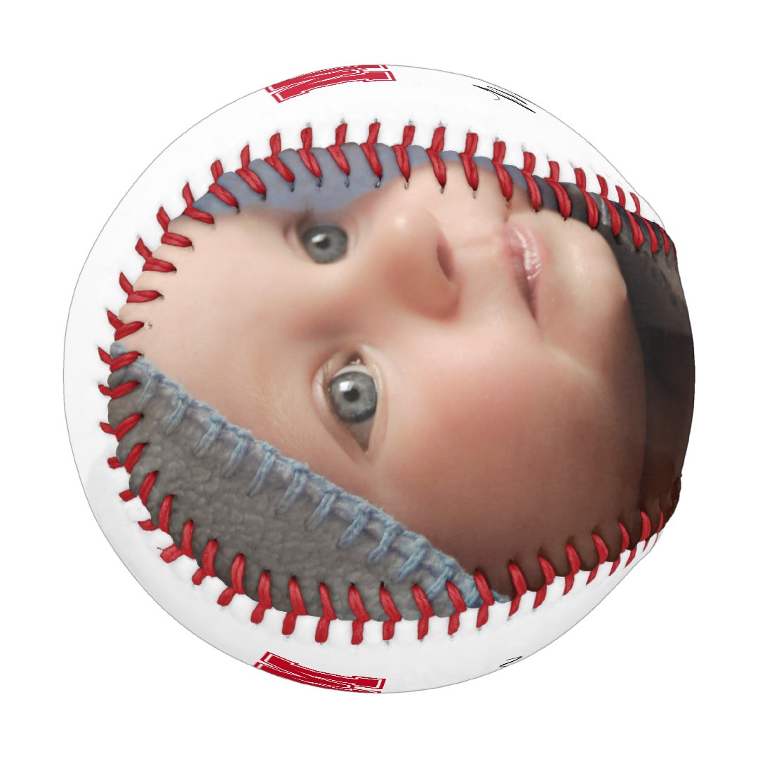 Custom Mom in a Million Photo Baseball