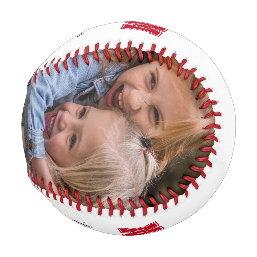 Custom Mom in a Million Photo Baseball