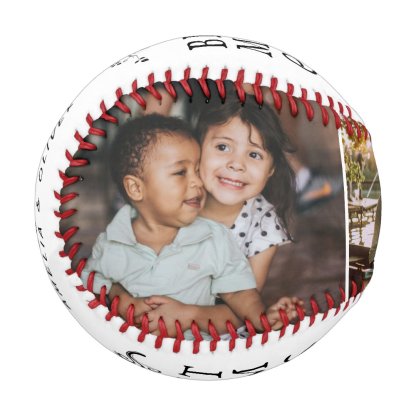 Best Mom Modern Foliage 3 Custom Photos Mother Baseball