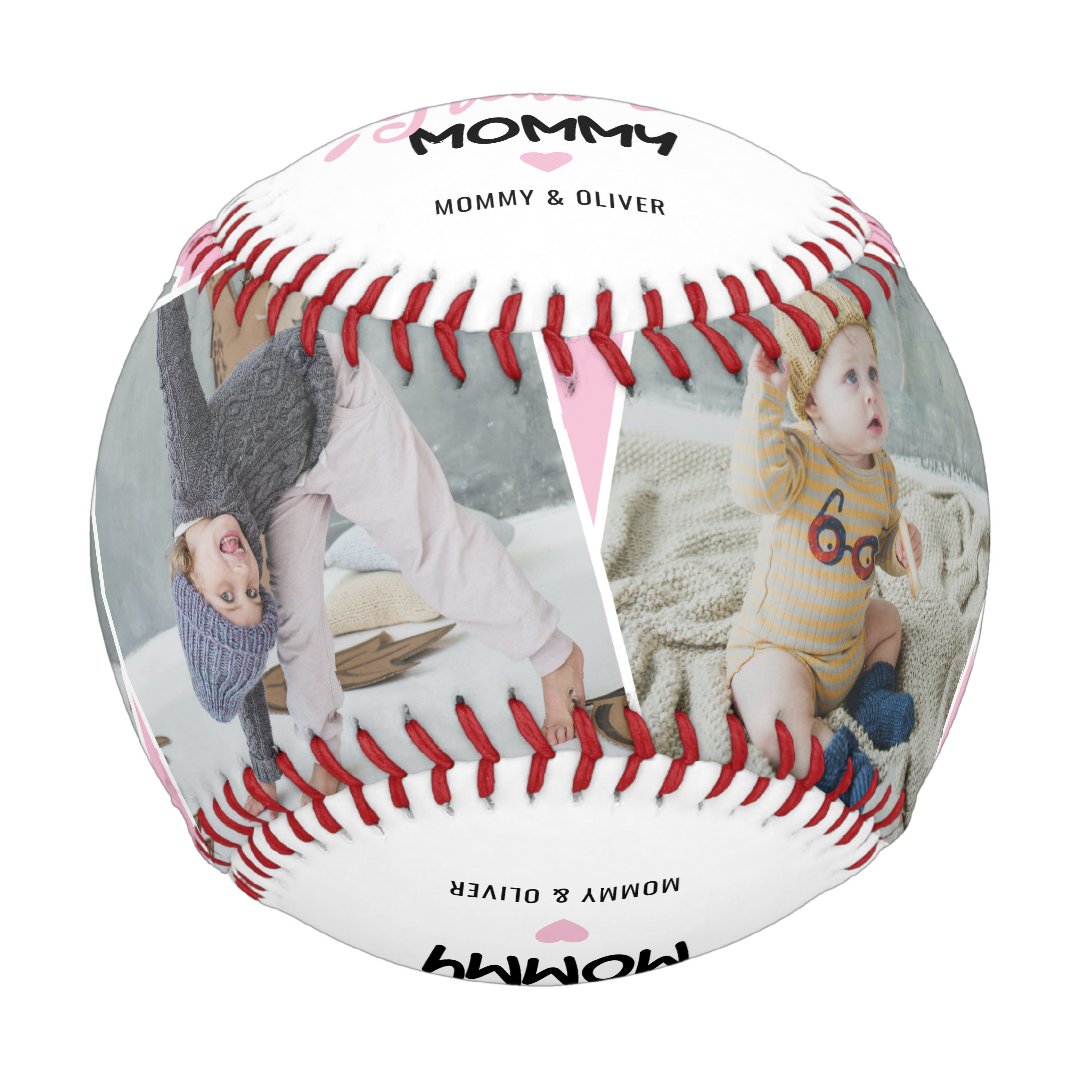 The World's Greatest Mommy 4 Photo Baseball