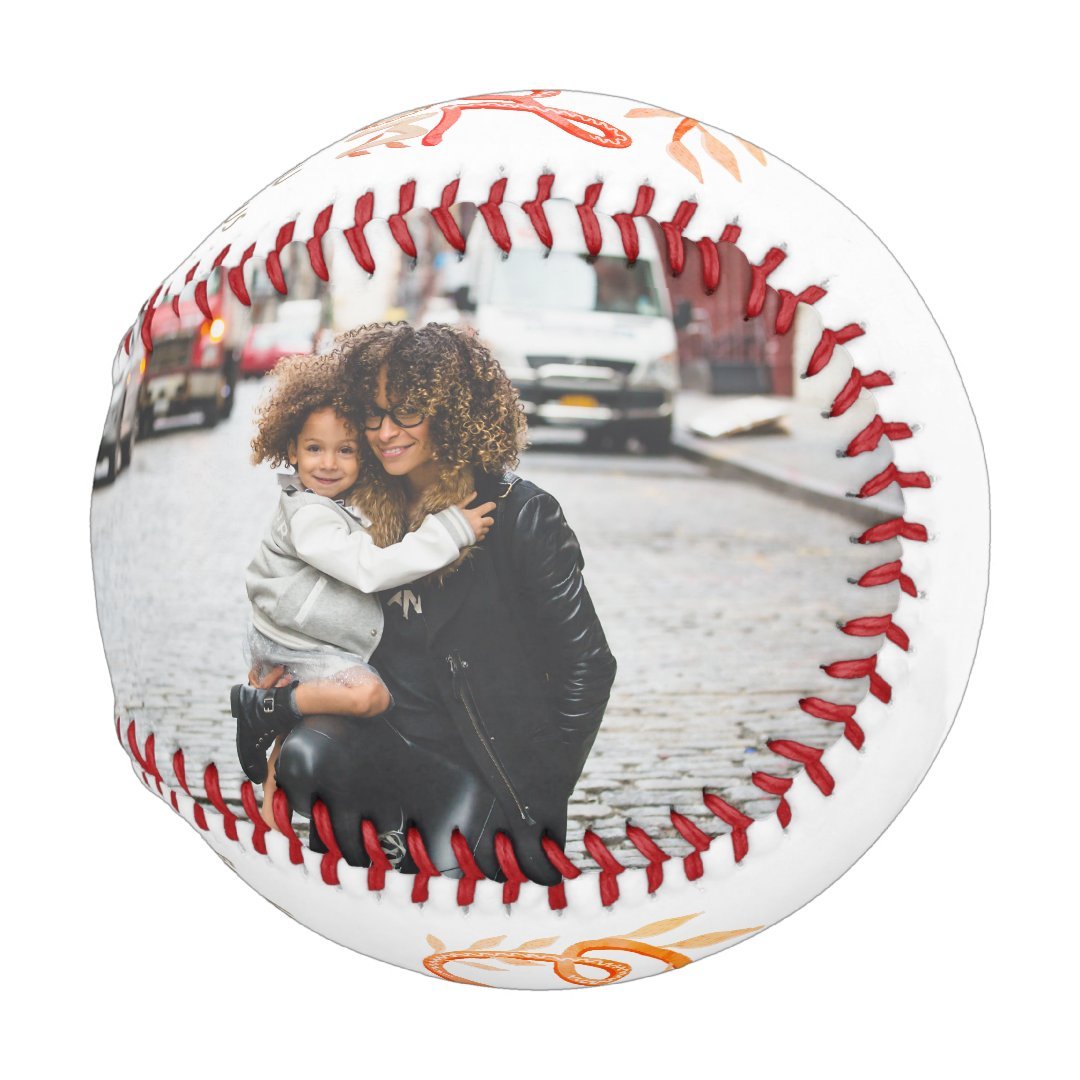 Cool Mom Hand Lettering Mother Keepsake Photo Baseball