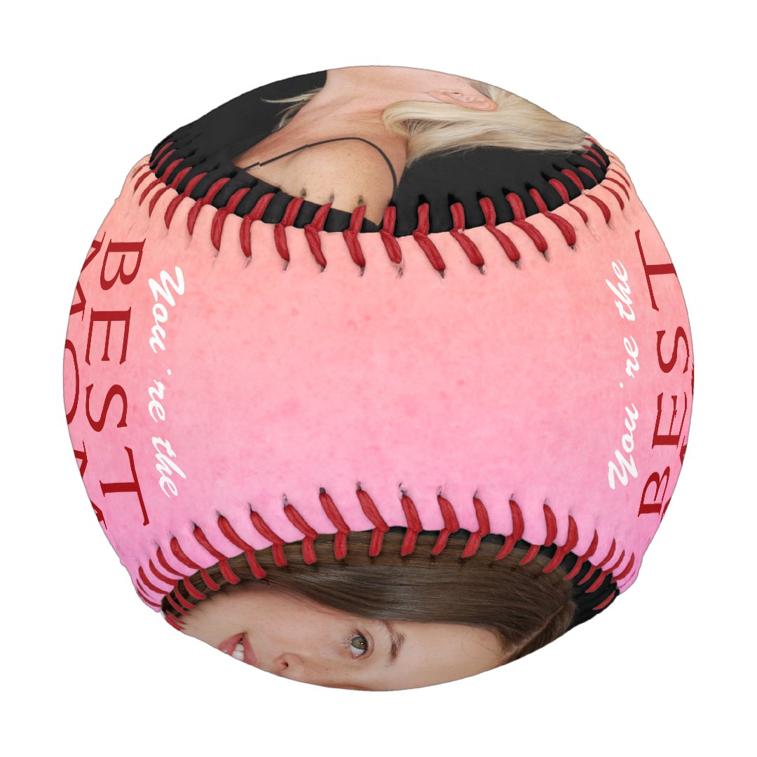 Rustic Best Mom For Mother 2 Photo Baseball