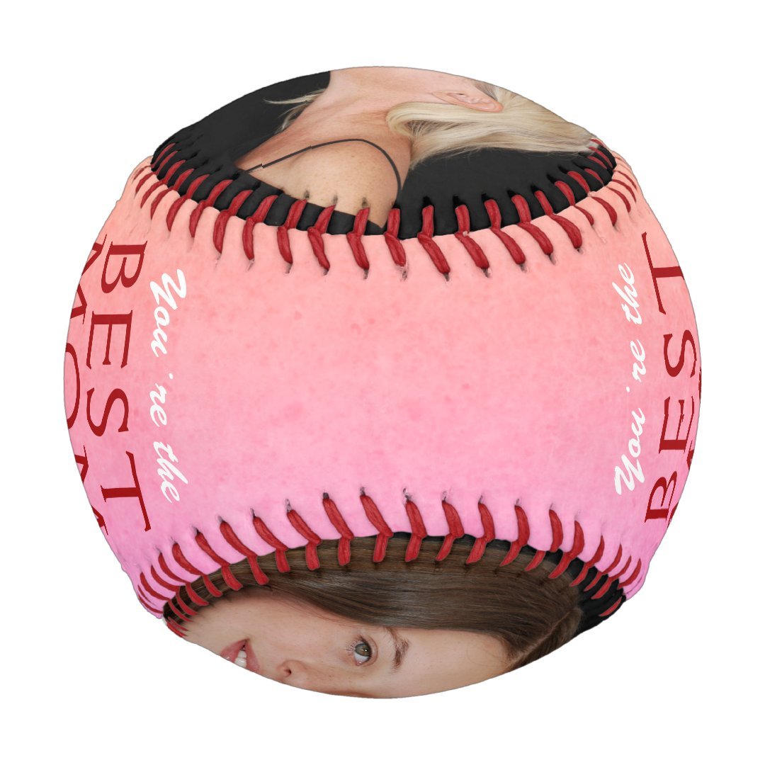 Rustic Best Mom For Mother 2 Photo Baseball