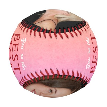 Rustic Best Mom For Mother 2 Photo Baseball