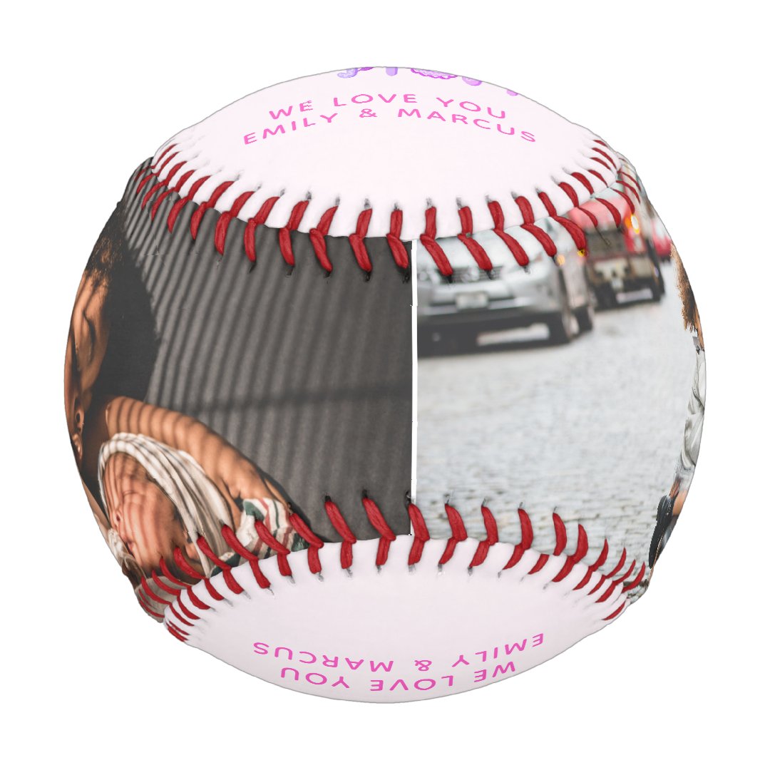 Cool Mom Hand Lettering Mother Keepsake Photo Baseball