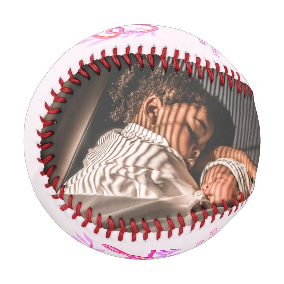 Cool Mom Hand Lettering Mother Keepsake Photo Baseball