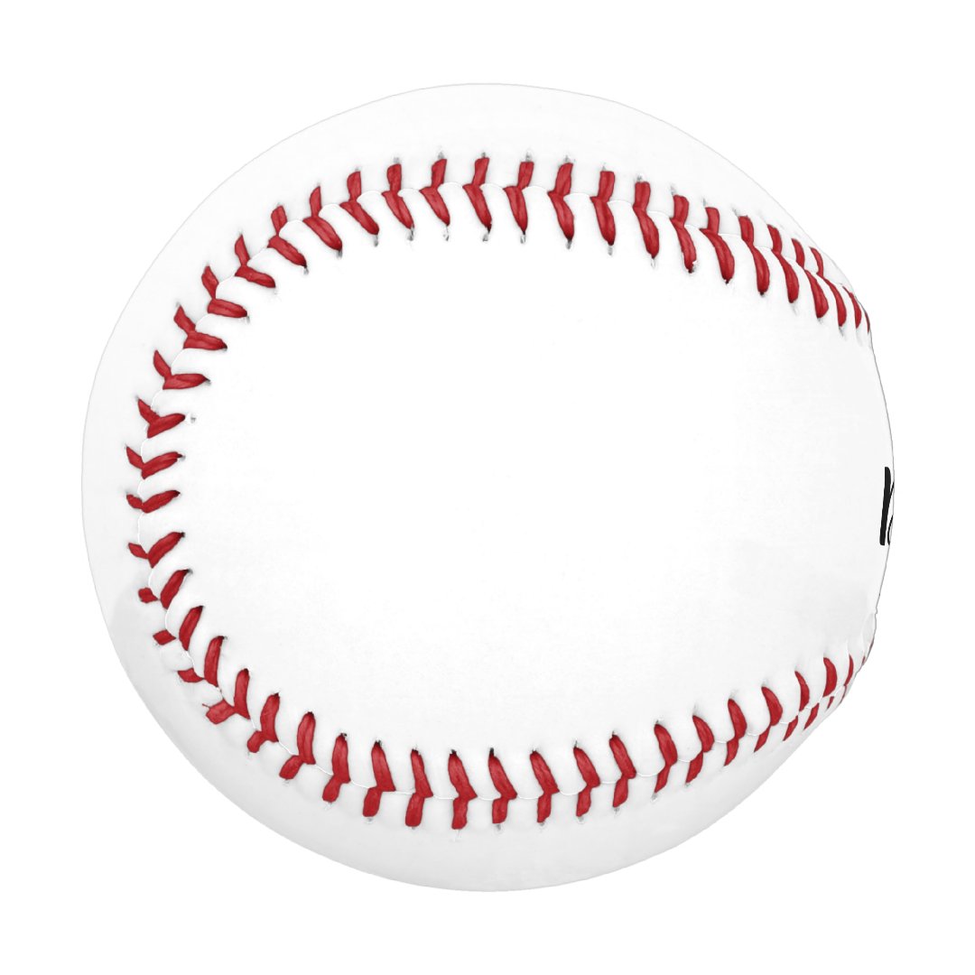 World’s Best Mom personalized custom script cute Baseball