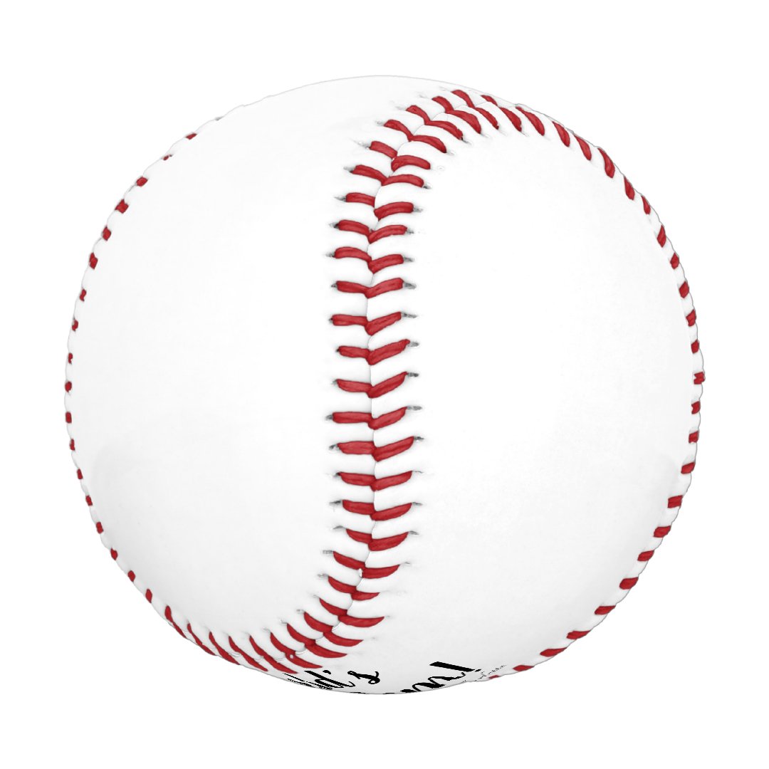 World’s Best Mom personalized custom script cute Baseball