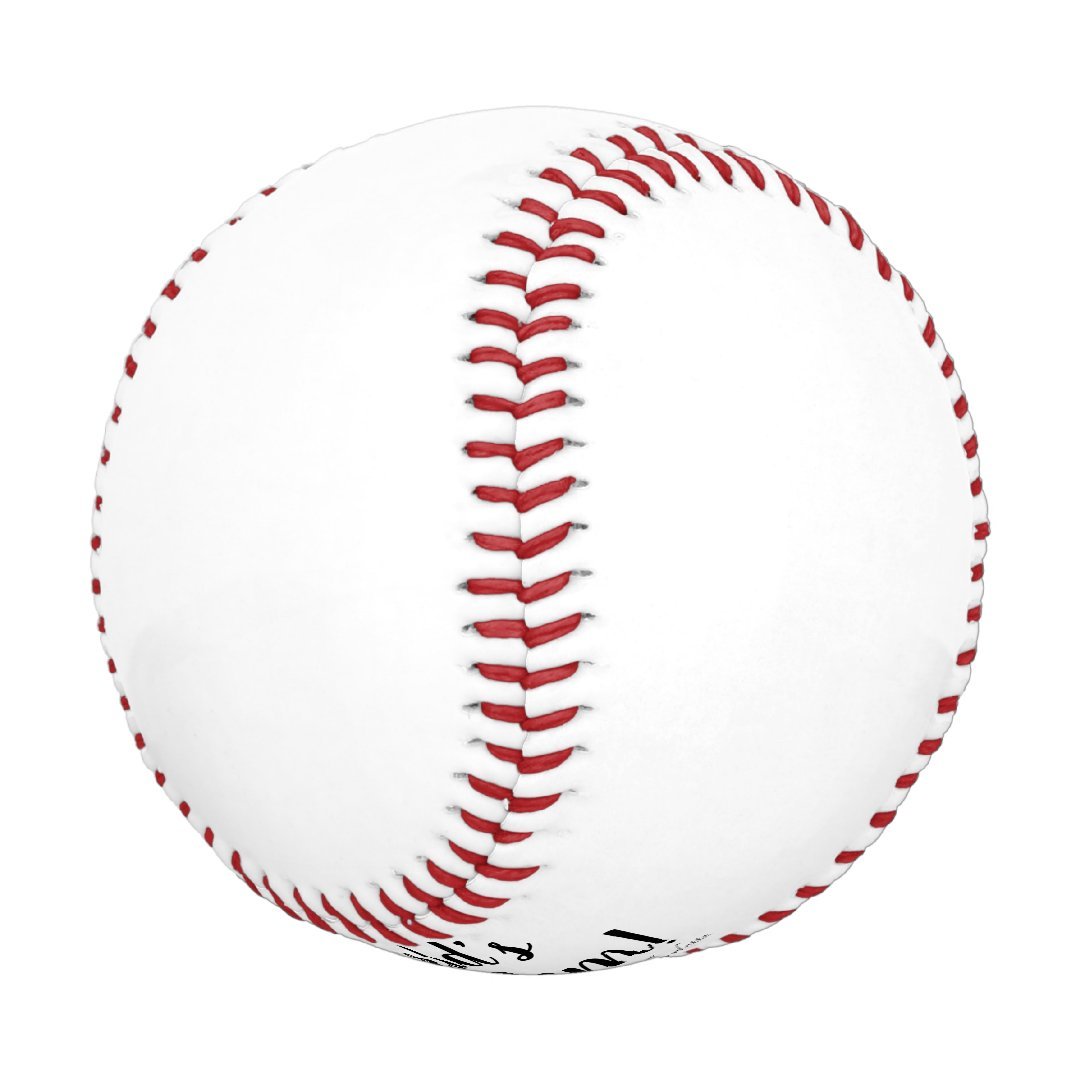 World’s Best Mom personalized custom script cute Baseball