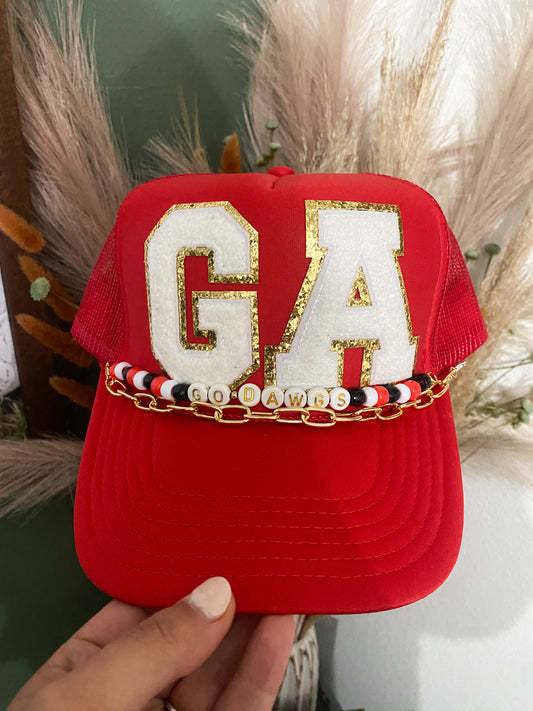 Georgia Dawgs Patch Hats
