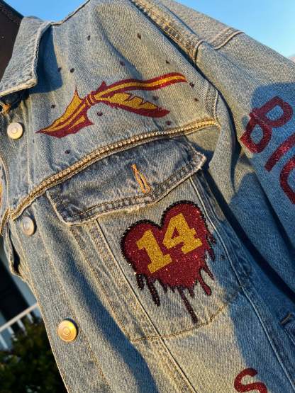 Adult Size Sports Jean Jackets