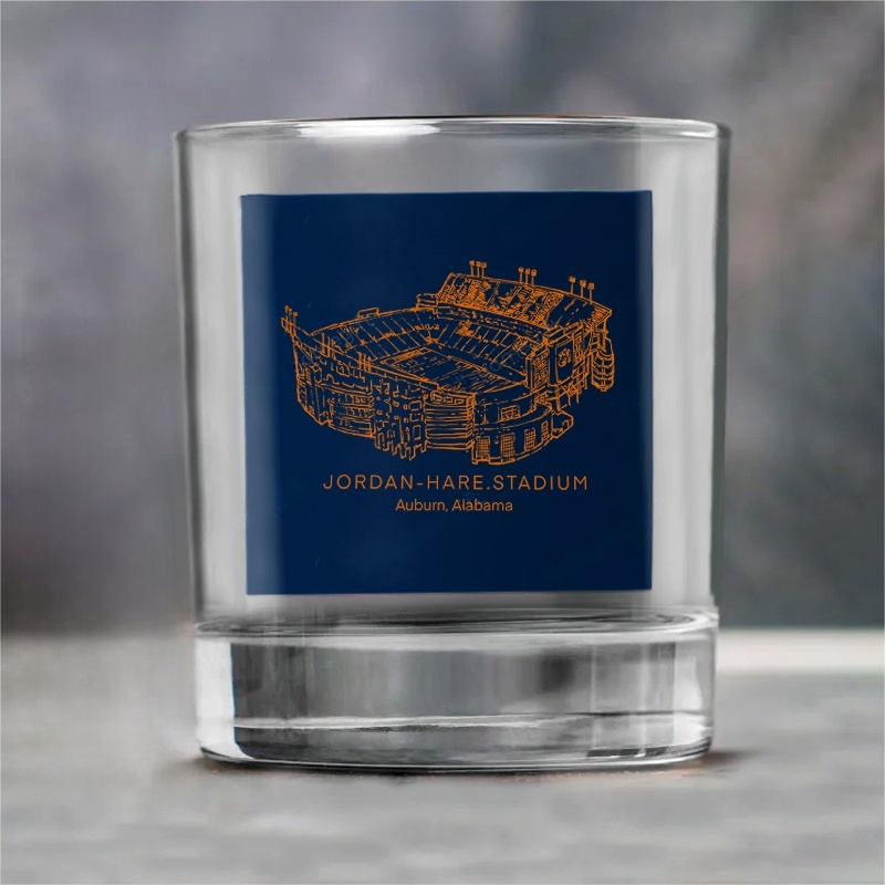 Jordan-Hare Stadium - Auburn Tigers Whiskey Cup