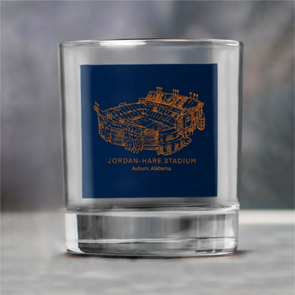 Jordan-Hare Stadium - Auburn Tigers Whiskey Cup