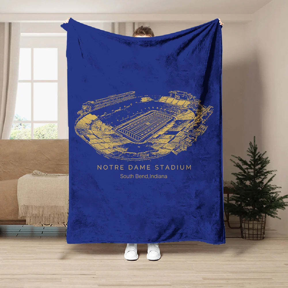 Notre Dame Stadium - Notre Dame Fighting Irish football, Football Blanket