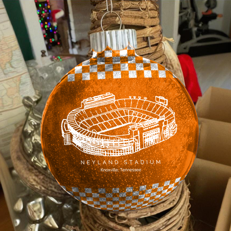 Neyland Stadium Christmas College Ornaments