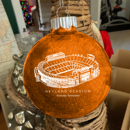 Neyland Stadium Christmas College Ornaments