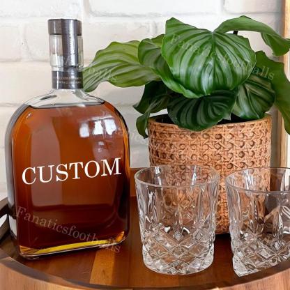 Custom Football Stadium Whiskey Bottles-Gifts For Sports Lovers