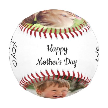 Mother's Day Photo Baseball