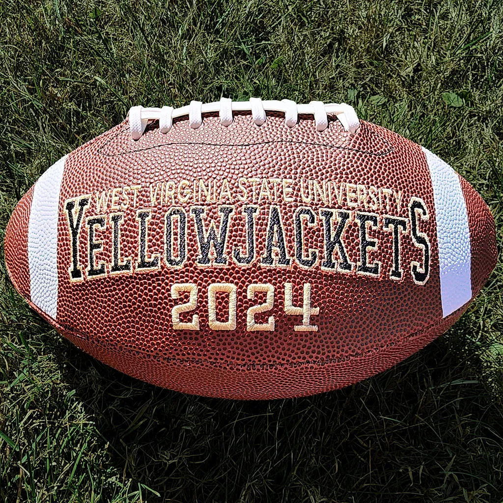 Custom Embroidered Football, Senior Gift, Graduation Gift, Class Of 2025