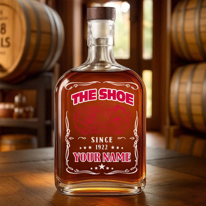 THE SHOE Stadium-Ohio State Buckeyes Football Whiskey Bottle Decanter