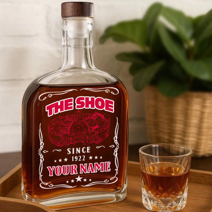 THE SHOE Stadium-Ohio State Buckeyes Football Whiskey Bottle Decanter