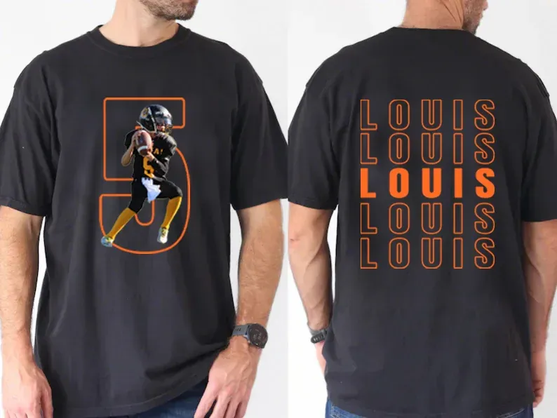 Matching Game Day Tees For Dad & Kids – Custom Football Photo Shirts For Team Spirit!