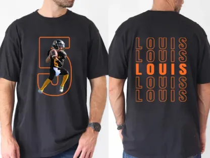 Matching Game Day Tees For Dad & Kids – Custom Football Photo Shirts For Team Spirit!